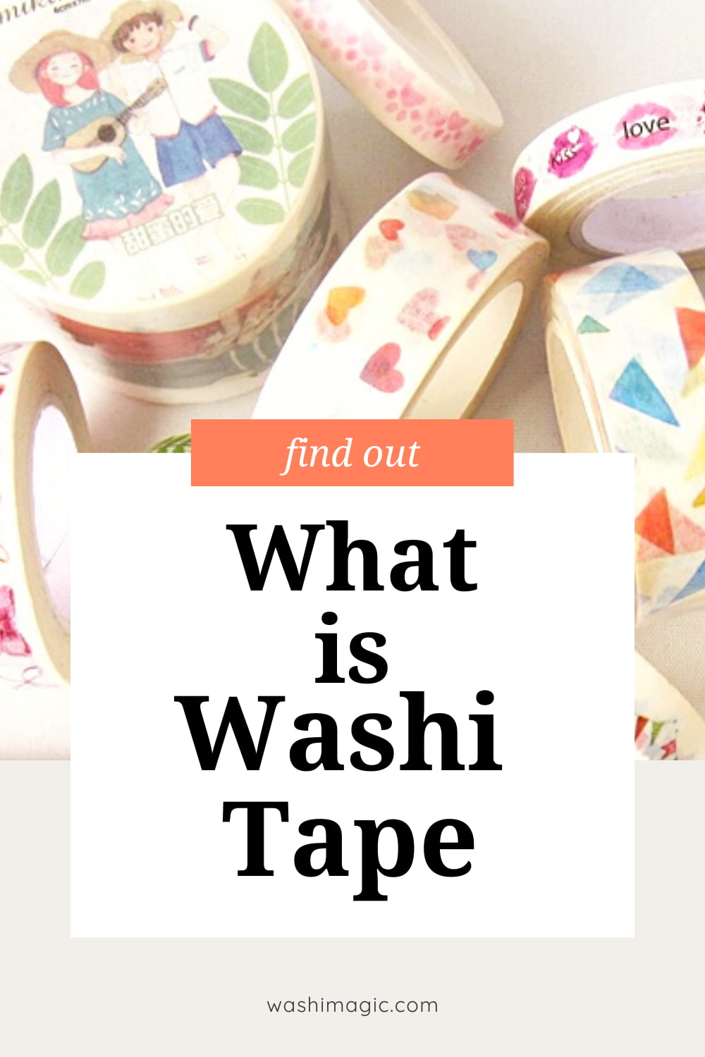 Two years after I designed my very first washi tape here we are